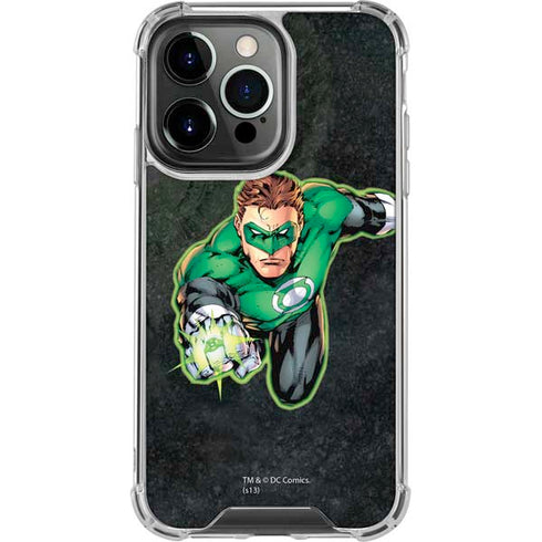 DC Comics Green Lantern Portrait Art by Jim Lee iPhone 14 Pro Clear Case